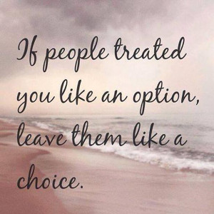 If People Treated You ...