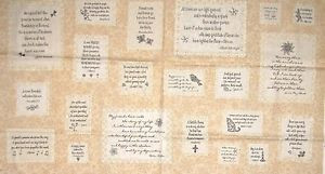 23-Fabric-Panel-Timeless-Treasures-Inspirational-Quote-Blocks-Cream-JT ...