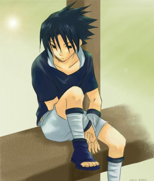 Sasuke sad Image