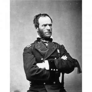 General William Sherman (Portrait) Art Poster Print - 13x19