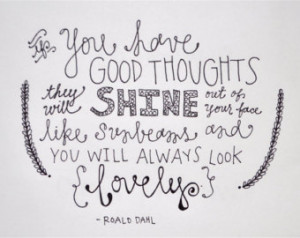 Roald Dahl Quote | CUSTOM LETTERING