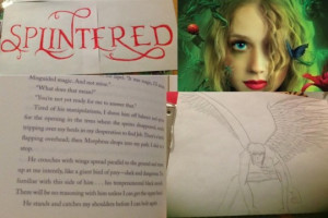 collage:) I don't actually draw the guy as Morpheus but he fit so well ...