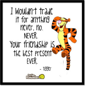 Tigger quote! #Disney #friendship #inspirational