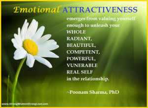 ... emotional attractiveness is the real key to being desired by your