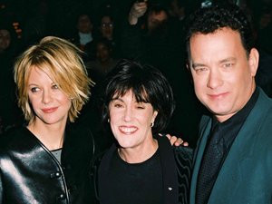 Nora Ephron with Meg Ryan and Tom Hanks