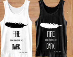 hunger games quotes Tank Top, hunger games quotes Clothing, T shirt ...