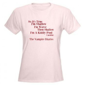 The Vampire Diaries Quote Women's Light T-Shirt 