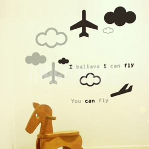 Home » Airplane - You Can Fly - Wall Decals Stickers