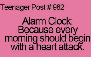 funny, heart attack, lol, quote, teenage post, true story