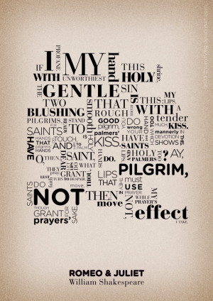 Romeo and Juliet Quotes Poster 02 by YukoTVXQ