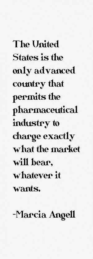 is the only advanced country that permits the pharmaceutical industry ...