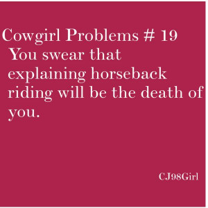 Cowgirl Problems # 19