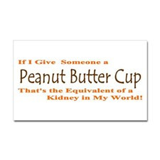 Peanut Butter Cup/Kidney Sticker (Rectangle) for
