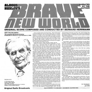 Bernard Herrmann - Brave New World b