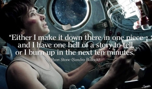 Best movie quotes Oscars 2014 best picture nominees – Gravity