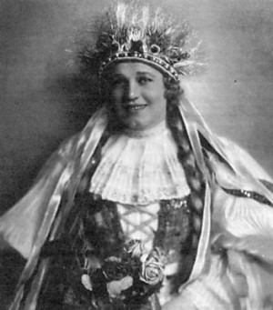 Maria Jeritza as Jenufa at Metropolitan Opera New York 1924 photo