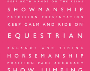 ... , Typography Poster - Horseback Riding, Horse Decor, Equestrian Decor