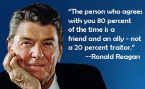 Ronald Reagan was a great leader.