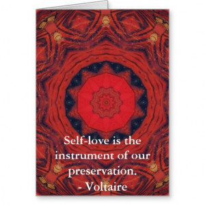 voltaire_inspirational_quote_about_self_love_card ...