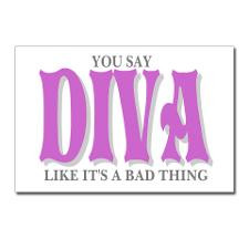 Diva Sayings Postcards