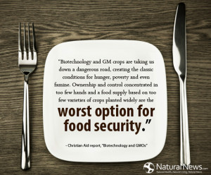 ... are the worst option for food security.” - Christian Aid Report