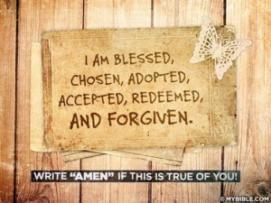 am redeemed.....