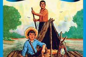 Huck and Jim on the Raft