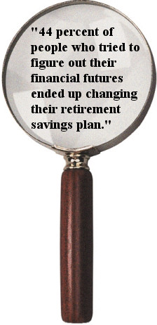 ... financial futures ended up changing their retirement savings plan