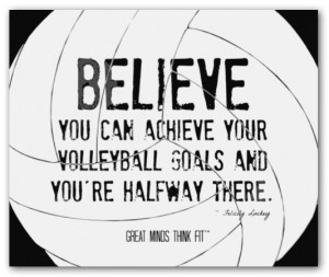 Volleyball Posters with Quotes for Motivation
