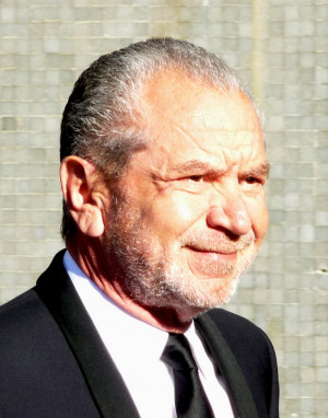 Lord Sugar: he’s not as sweet as his name suggests