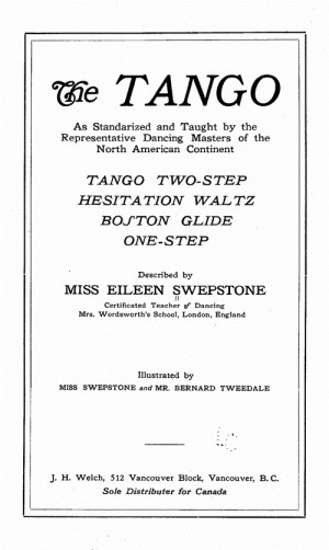 1914 Guide: How to Dance Tango