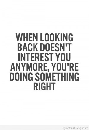 Doing something right quote