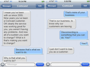 If You Put That Comcast Break-Up Call In Text Message Format ...