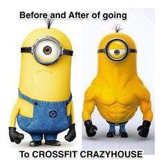 minions before and after shots more crossfit junkie crossfit minions ...