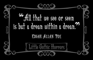 Book Quote Edgar Allan Poe...