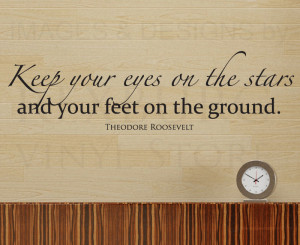 Wall-Decal-Quote-Sticker-Vinyl-Art-Keep-Eyes-on-the-Stars-Theodore ...