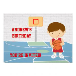 Basketball Birthday Cards