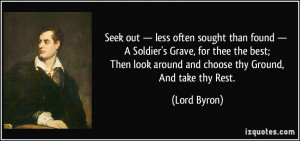 Seek out — less often sought than found — A Soldier's Grave, for ...