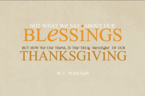 Thanksgiving Quote …one My