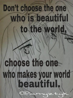 Be wise....make right choices :)