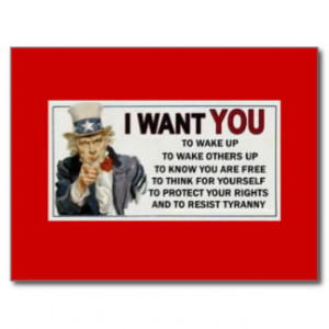 Resist Tyranny postcard