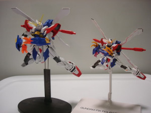 Compared to MG God/Burning Gundam, the GFF version is much posable and ...