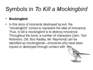 Symbols in To Kill a Mockingbird: Innoc Reference