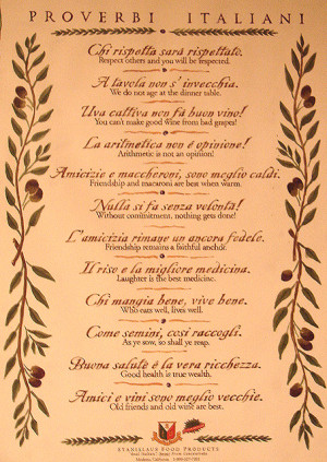 Italian Proverbs - Italiansrus.com