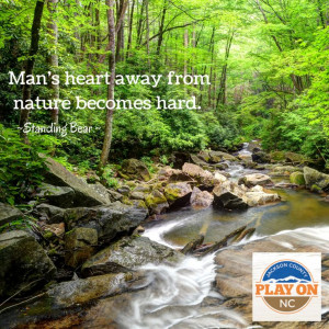 Man's heart away from nature becomes hard.