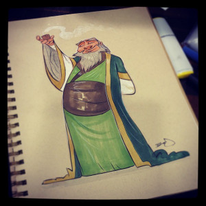 Uncle Iroh #art #commission #wondercon #sketch #drawing #character # ...