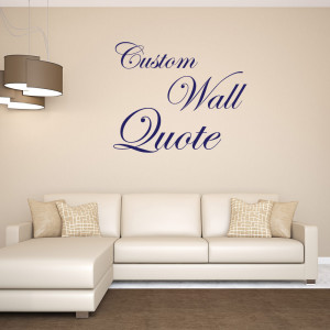 custom wall quote sticker decal room decor restickable