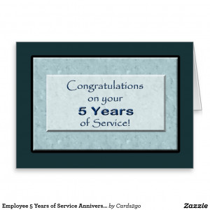 employee_5_years_of_service_anniversary_cards ...