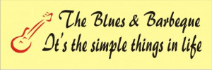 Stencil, blues BBQ guitar funny quote food kitchen music 16x4.5 inches