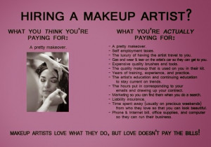 Why do Makeup Artists' services cost so much?